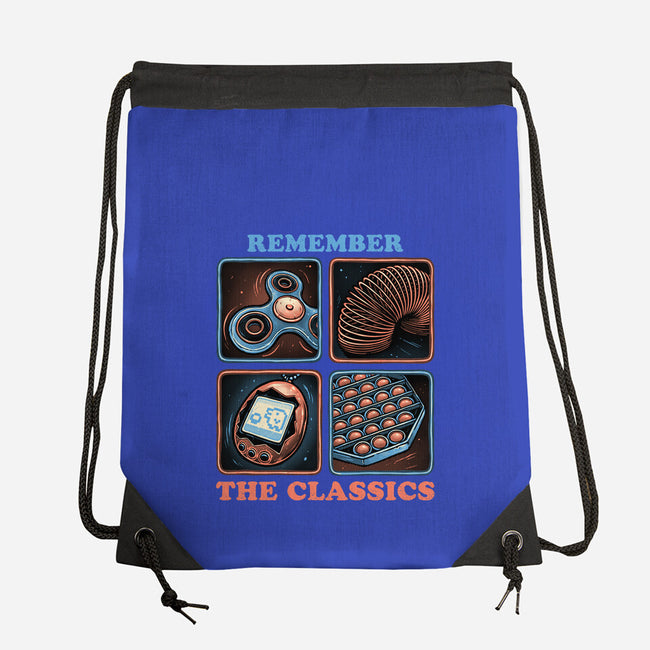 Remember The Classics-None-Drawstring-Bag-glitchygorilla