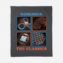 Remember The Classics-None-Fleece-Blanket-glitchygorilla
