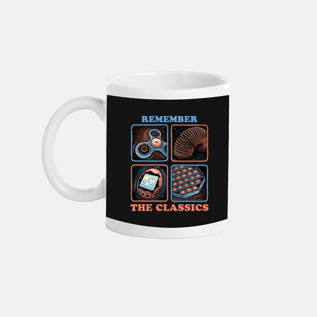 Remember The Classics-None-Mug-Drinkware-glitchygorilla