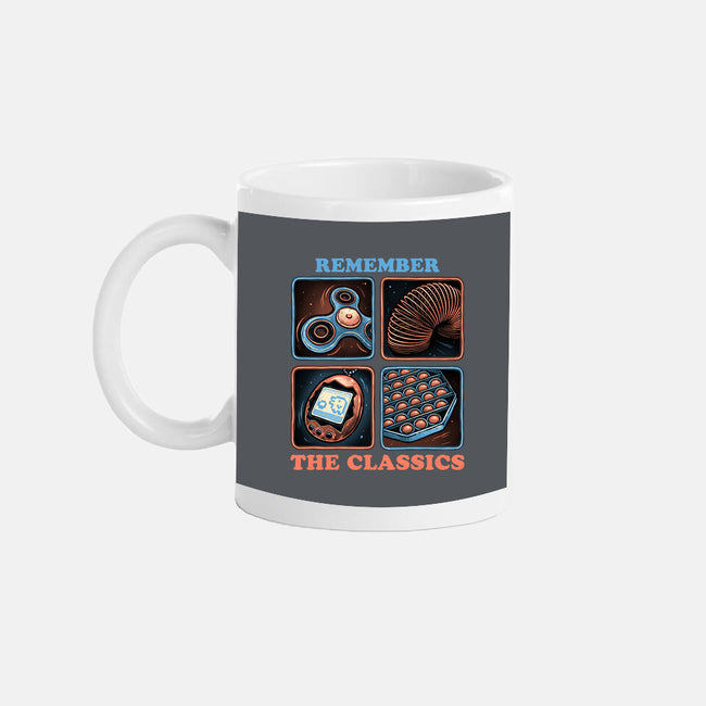 Remember The Classics-None-Mug-Drinkware-glitchygorilla