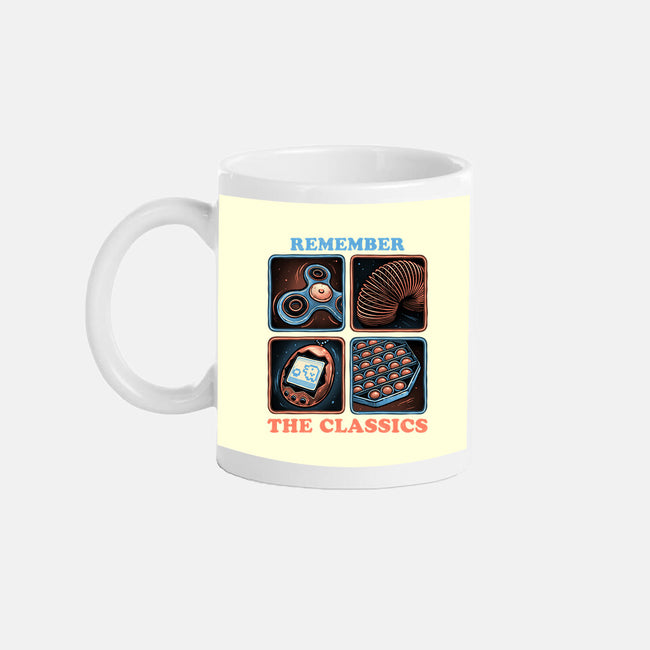 Remember The Classics-None-Mug-Drinkware-glitchygorilla