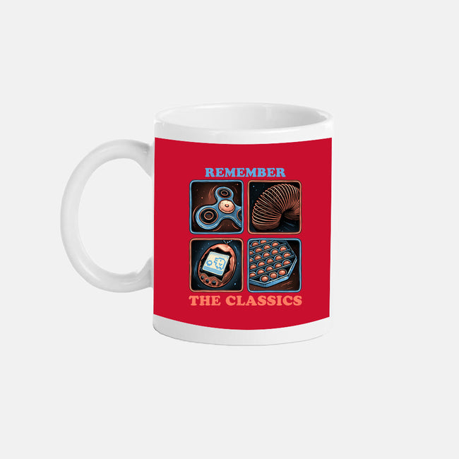 Remember The Classics-None-Mug-Drinkware-glitchygorilla
