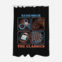 Remember The Classics-None-Polyester-Shower Curtain-glitchygorilla