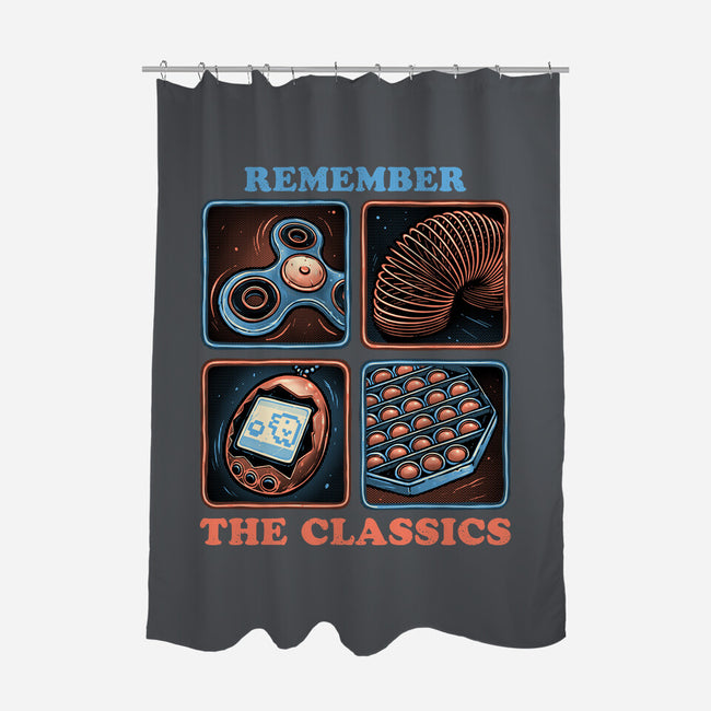 Remember The Classics-None-Polyester-Shower Curtain-glitchygorilla