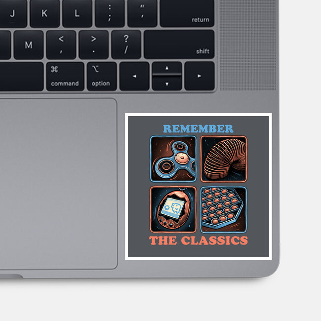 Remember The Classics-None-Glossy-Sticker-glitchygorilla