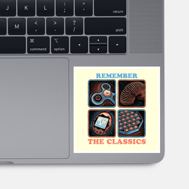 Remember The Classics-None-Glossy-Sticker-glitchygorilla