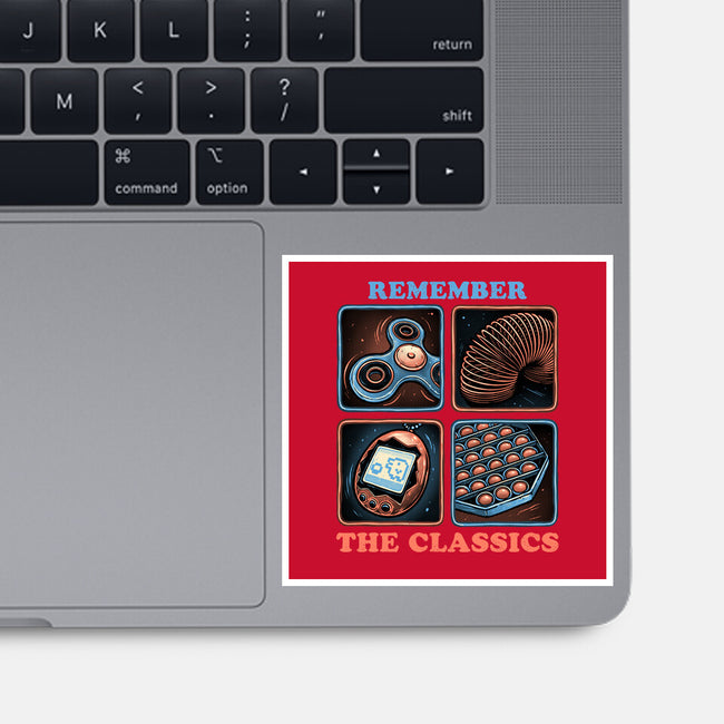 Remember The Classics-None-Glossy-Sticker-glitchygorilla