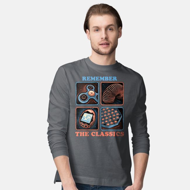 Remember The Classics-Mens-Long Sleeved-Tee-glitchygorilla