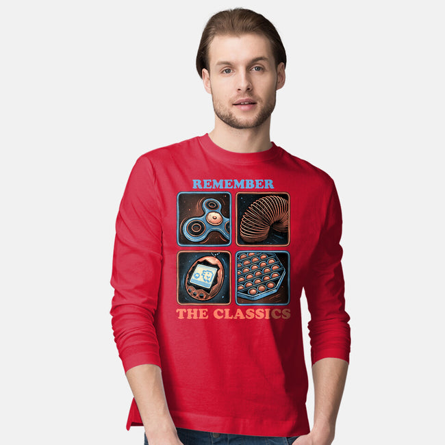 Remember The Classics-Mens-Long Sleeved-Tee-glitchygorilla