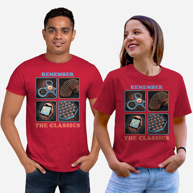 Remember The Classics-Unisex-Basic-Tee-glitchygorilla