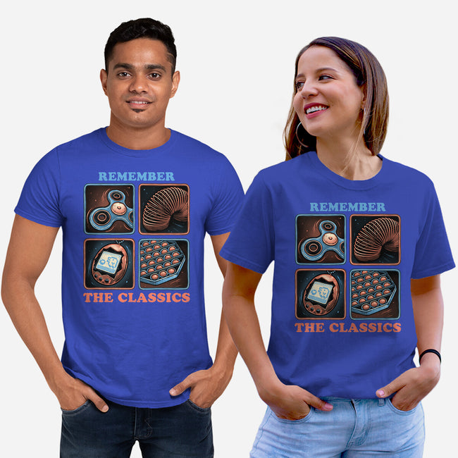 Remember The Classics-Unisex-Basic-Tee-glitchygorilla