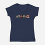Scary Movies Gang-Womens-V-Neck-Tee-bloomgrace28