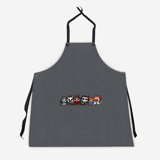 Scary Movies Gang-Unisex-Kitchen-Apron-bloomgrace28
