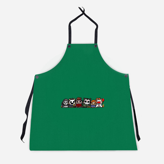 Scary Movies Gang-Unisex-Kitchen-Apron-bloomgrace28