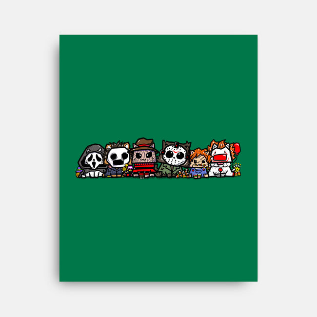 Scary Movies Gang-None-Stretched-Canvas-bloomgrace28
