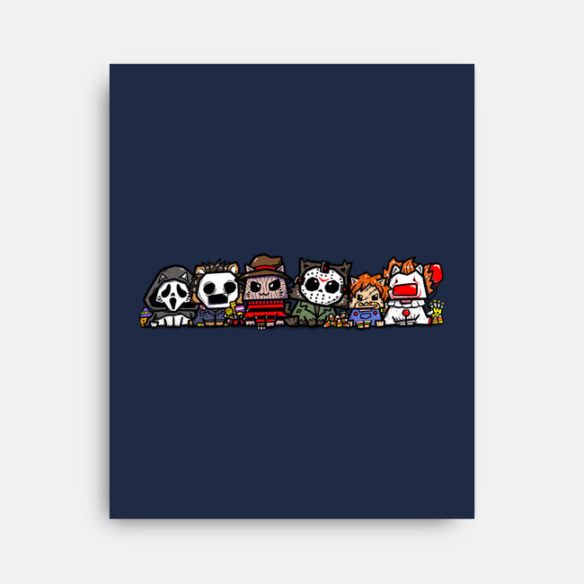 Scary Movies Gang-None-Stretched-Canvas-bloomgrace28