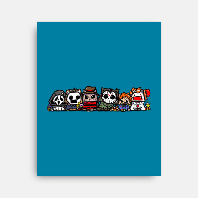 Scary Movies Gang-None-Stretched-Canvas-bloomgrace28