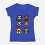 Scary Movies Crew-Womens-V-Neck-Tee-bloomgrace28