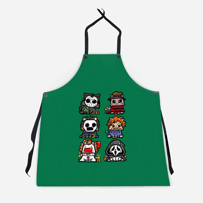 Scary Movies Crew-Unisex-Kitchen-Apron-bloomgrace28