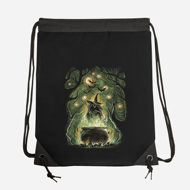 Starry Witch-None-Drawstring-Bag-zascanauta