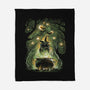 Starry Witch-None-Fleece-Blanket-zascanauta
