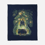 Starry Witch-None-Fleece-Blanket-zascanauta