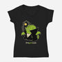 Dragoncula-Womens-V-Neck-Tee-imisko