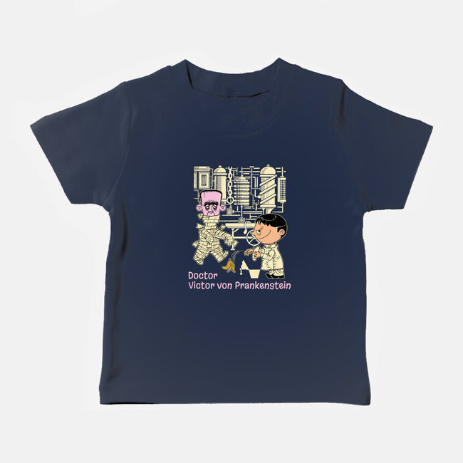 Doctor Victor Von Prankenstein-Baby-Basic-Tee-imisko