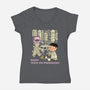 Doctor Victor Von Prankenstein-Womens-V-Neck-Tee-imisko