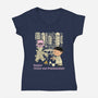 Doctor Victor Von Prankenstein-Womens-V-Neck-Tee-imisko