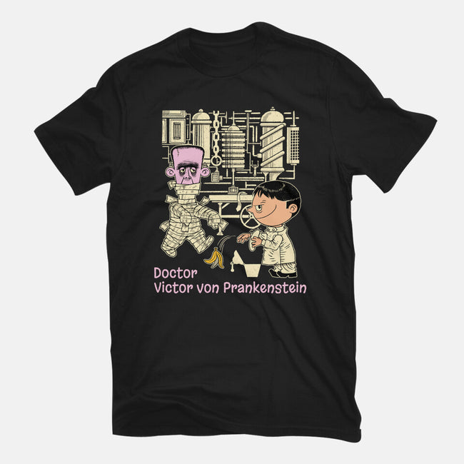Doctor Victor Von Prankenstein-Womens-Basic-Tee-imisko