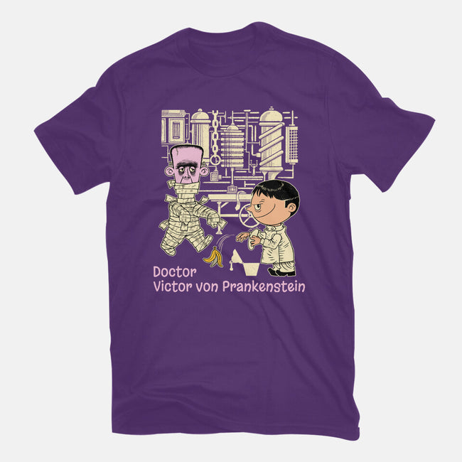 Doctor Victor Von Prankenstein-Womens-Fitted-Tee-imisko