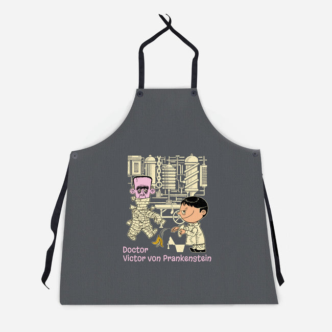Doctor Victor Von Prankenstein-Unisex-Kitchen-Apron-imisko