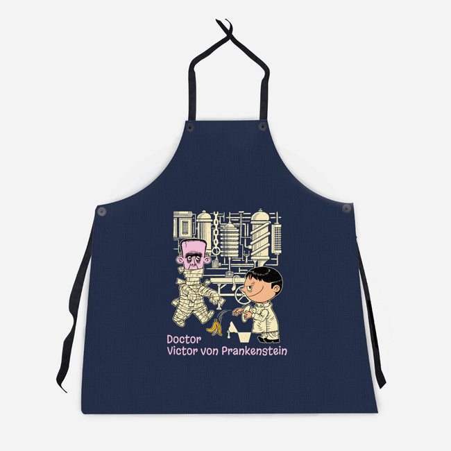 Doctor Victor Von Prankenstein-Unisex-Kitchen-Apron-imisko