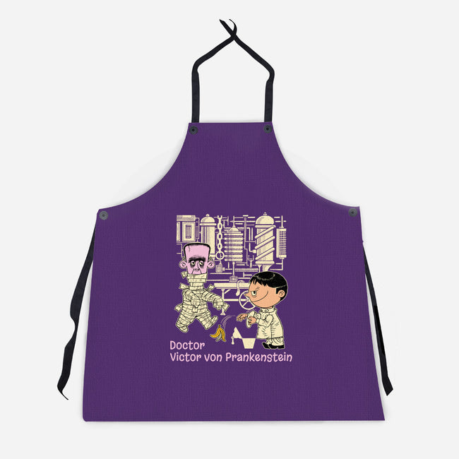 Doctor Victor Von Prankenstein-Unisex-Kitchen-Apron-imisko