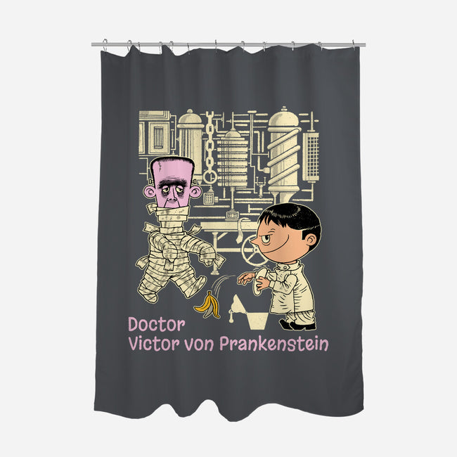 Doctor Victor Von Prankenstein-None-Polyester-Shower Curtain-imisko