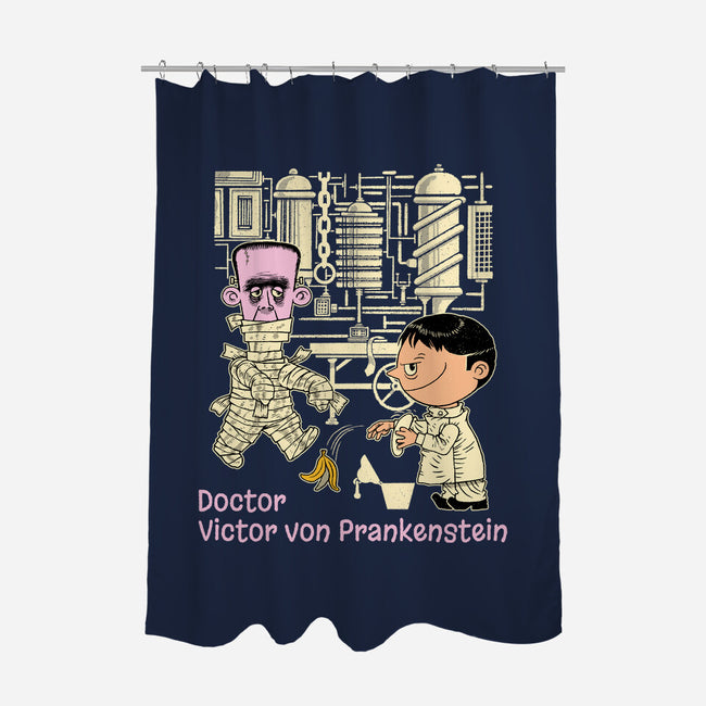 Doctor Victor Von Prankenstein-None-Polyester-Shower Curtain-imisko