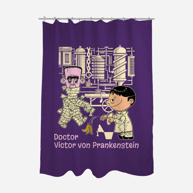 Doctor Victor Von Prankenstein-None-Polyester-Shower Curtain-imisko