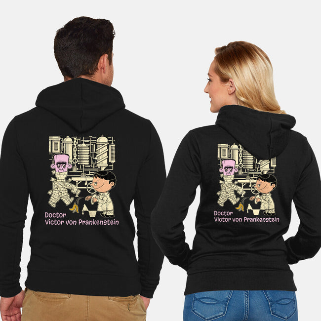 Doctor Victor Von Prankenstein-Unisex-Zip-Up-Sweatshirt-imisko