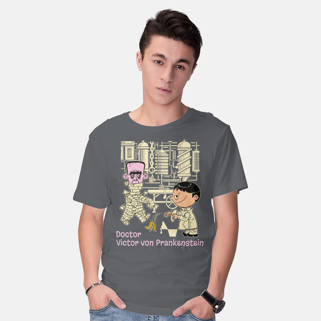 Doctor Victor Von Prankenstein-Mens-Basic-Tee-imisko