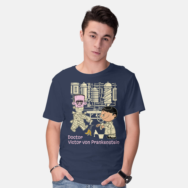 Doctor Victor Von Prankenstein-Mens-Basic-Tee-imisko