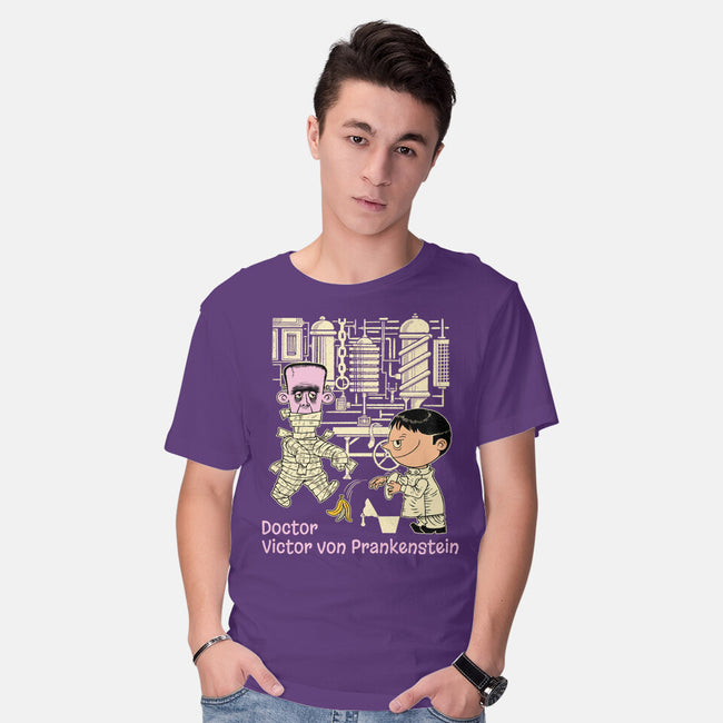 Doctor Victor Von Prankenstein-Mens-Basic-Tee-imisko