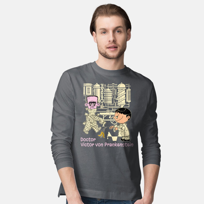 Doctor Victor Von Prankenstein-Mens-Long Sleeved-Tee-imisko