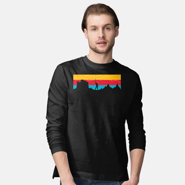 Vintage Hero-Mens-Long Sleeved-Tee-mekazoo