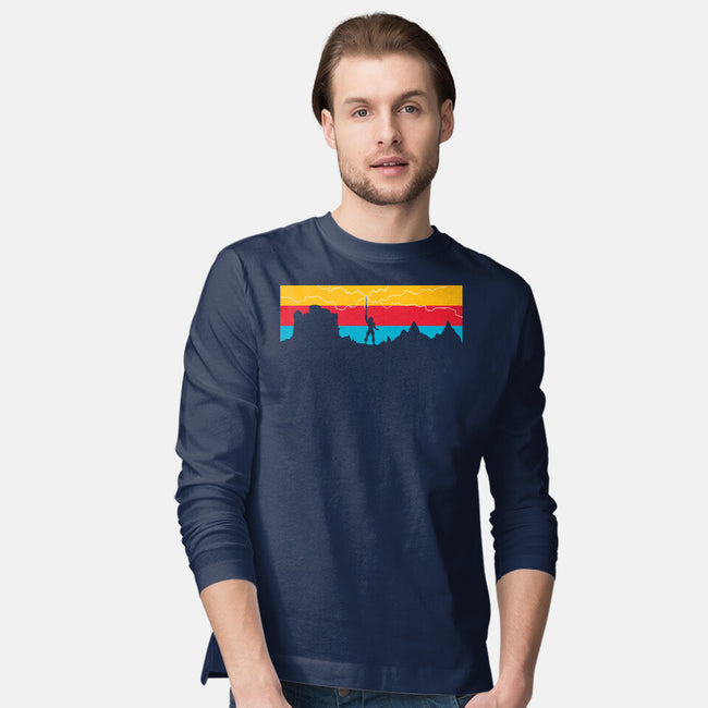 Vintage Hero-Mens-Long Sleeved-Tee-mekazoo
