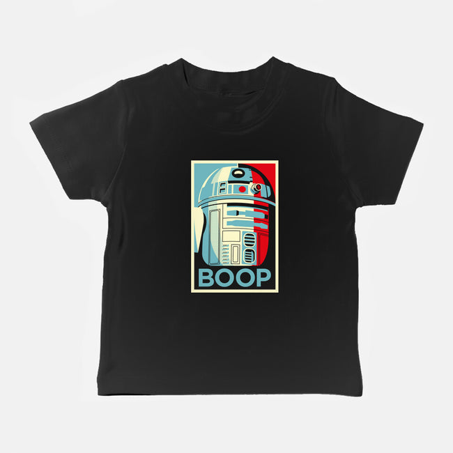 Droid Propaganda-Baby-Basic-Tee-mekazoo