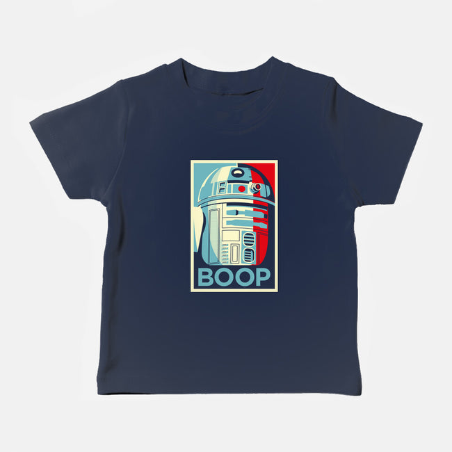Droid Propaganda-Baby-Basic-Tee-mekazoo