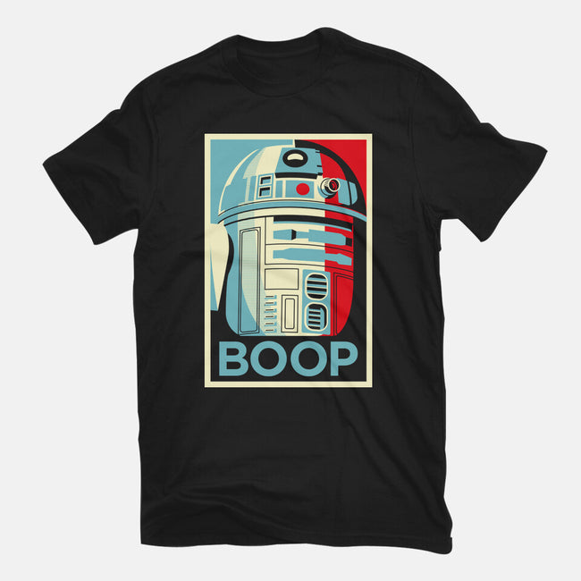 Droid Propaganda-Womens-Basic-Tee-mekazoo