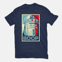 Droid Propaganda-Womens-Fitted-Tee-mekazoo
