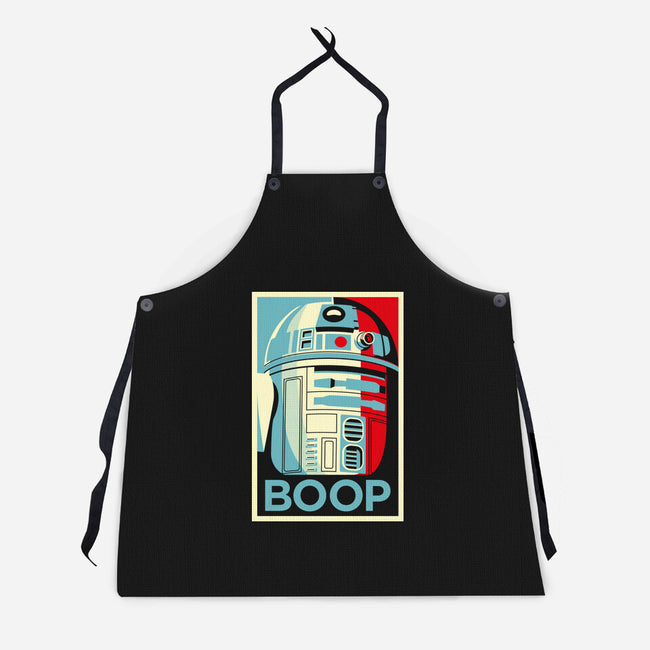Droid Propaganda-Unisex-Kitchen-Apron-mekazoo